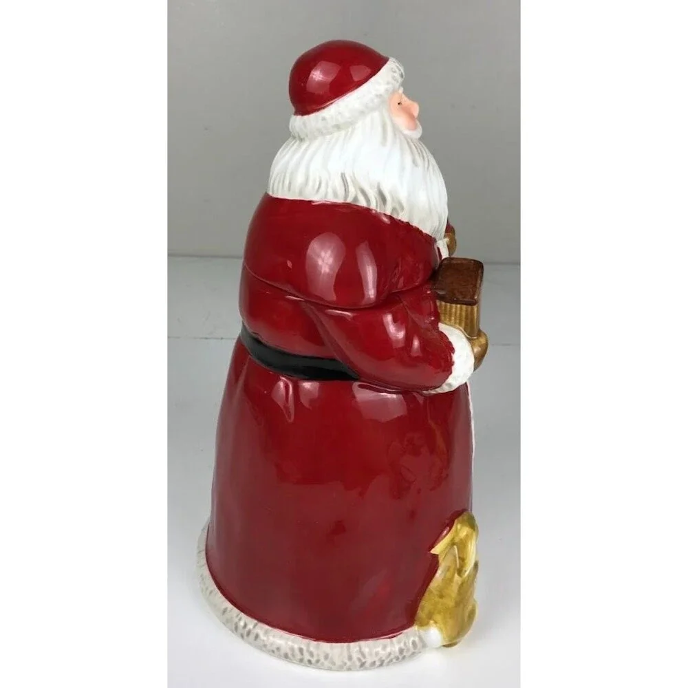 Certified International Magic of Christmas Santa Cookie Jar, Multicolored